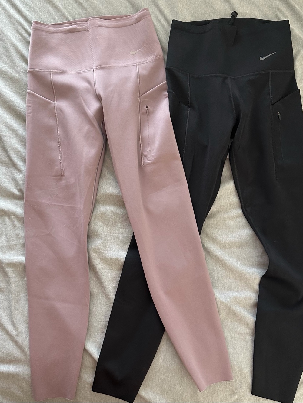 Nike Dri-FIT Women’s Leggings Bundle Size Small Black & Mauve